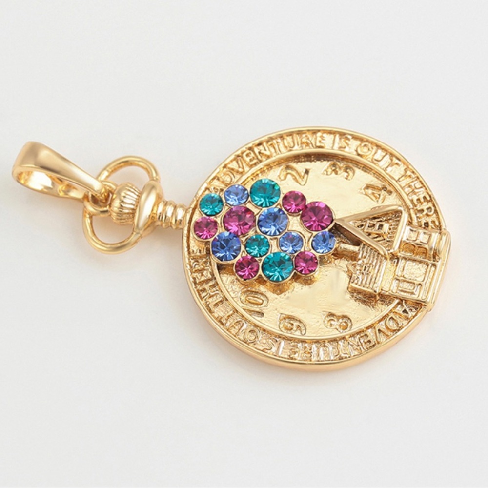 Last 1 🔥 Medallion Necklace 18k Gold Plated Minimalist Jewelry - Picture 3 of 10